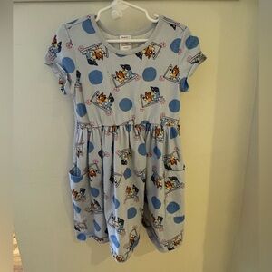 Bluey Hanna Andersson Dress- Size 6/7